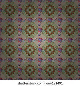 Spring floral background with flowers. The elegant the template for fashion prints. Motley illustration. Vector cute pattern in small flower. Small colorful flowers.
