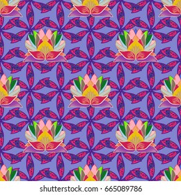 Spring floral background with flowers. The elegant the template for fashion prints. Small colorful flowers. Motley illustration. Vector cute pattern in small flower.