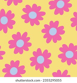 Spring floral background. Flowers seamless pattern. Floral pattern. Flowers digital paper