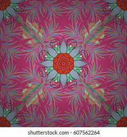 Spring floral background with flowers. Small colorful flowers. Motley illustration. The elegant the template for fashion prints. Vector cute pattern in small flower.