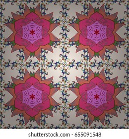 Spring floral background with flowers. Vector cute pattern in small flower. The elegant the template for fashion prints. Motley illustration. Small colorful flowers.