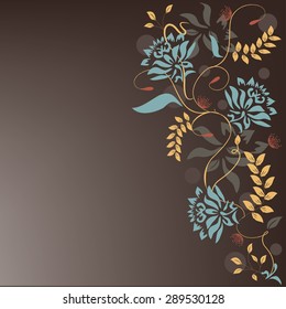 Frühlingsfloraler Hintergrund mit Platz für Ihren Text