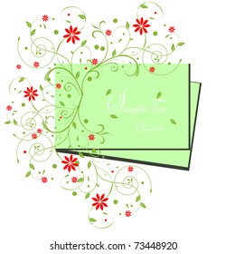 Spring floral background with place for your text