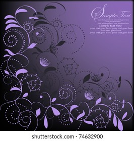 Spring floral background with place for your text