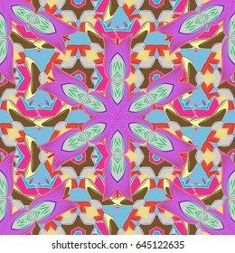 Spring floral background with red flowers. The elegant the template for fashion prints. Vector cute pattern in small flower. Small colorful flowers. Motley illustration.
