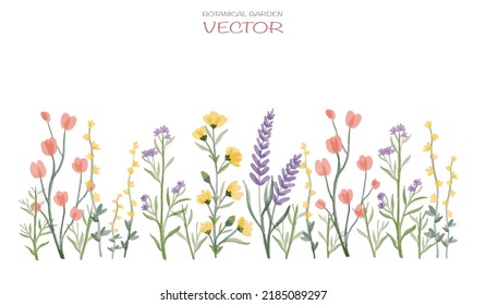 spring floral background, Vector flower with leaves isolated on white background,pink pastel rose for decorative card or design invitations ,botanical elements 
