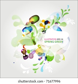 spring floral banner