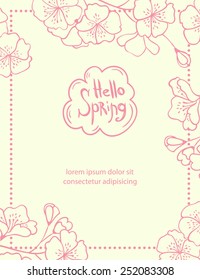 spring floral card