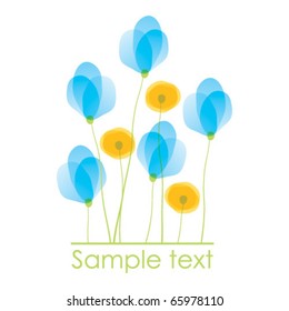 spring floral card