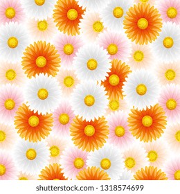 Spring floral colorful background pink vector digital illustration image