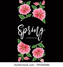 Spring - Floral Composition – Copy Space