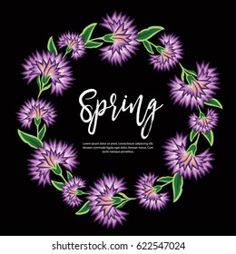 Spring Floral Composition – Copy Space