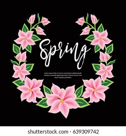 Spring Floral Composition – Copy Space