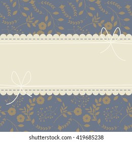 Spring floral cover for your creative designs.  Perfect greeting card with floral background and text place for invitations and more creative designs. 
