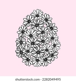 Spring floral design for Easter holyday