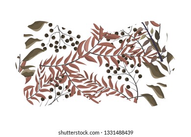 Spring floral frame
