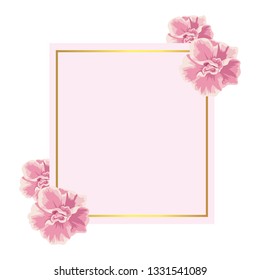 Spring floral frame