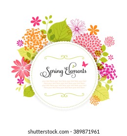 Spring Floral Frame