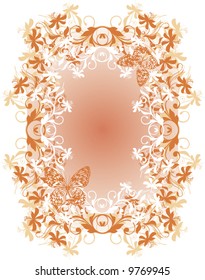 spring floral frame