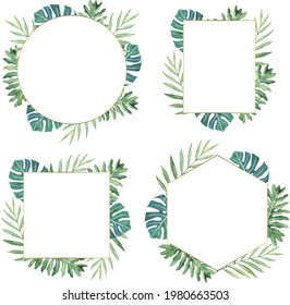 Marco floral de primavera. Plantilla de diseño de flores. Romántico cartel de celebración de boda. Borde botánico decorativo de planta. Decoración vegetal. Elegante corona floral de verano. Ilustración vectorial.