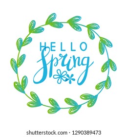 Spring floral frame for Your design