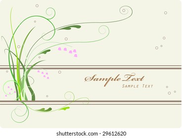 Spring Floral Greeting Card