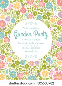 Spring Floral Invitation Five