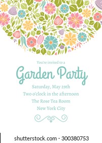 Spring Floral Invitation Three