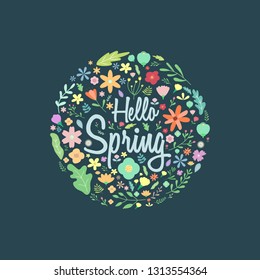 Spring Floral Pattern or Background 