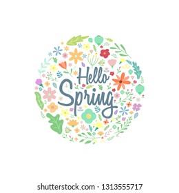 Spring Floral Pattern or Background 