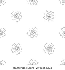 Spring floral pattern. Seamless pattern with flowers