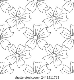 Patrón floral de primavera. Patrón sin costuras con flores