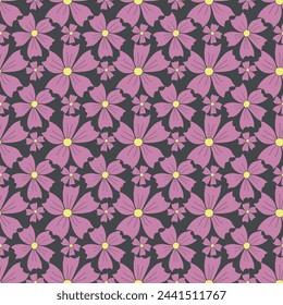 Spring floral pattern. Seamless pattern with flowers