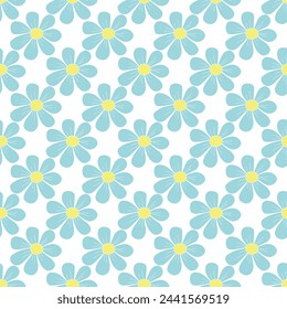 Spring floral pattern. Seamless pattern with flowers