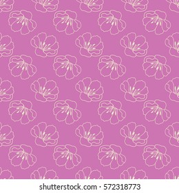 Spring floral seamless pattern