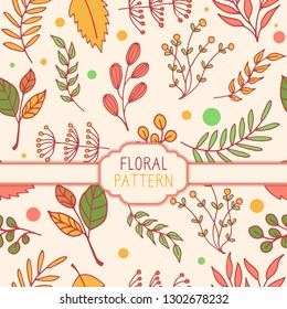 spring floral seamless pattern illustration vector