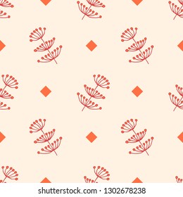 spring floral seamless pattern illustration vector