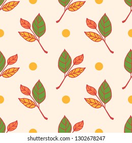 spring floral seamless pattern illustration vector