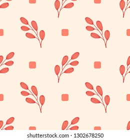spring floral seamless pattern illustration vector