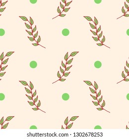 spring floral seamless pattern illustration vector