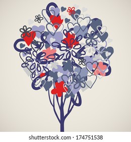 spring floral tree