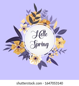 Muelle con vector floral 02