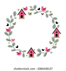 Ilustración vectorial floral de primavera. Diseño de pancartas de vacaciones.