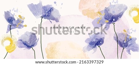 Similar – Image, Stock Photo watercolor flowers Art