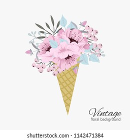 Spring flower background 