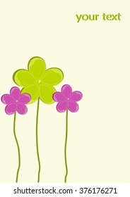 Spring flower background