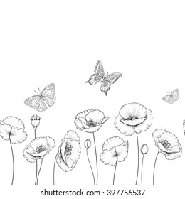 Spring flower background.