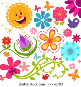 Spring flower background