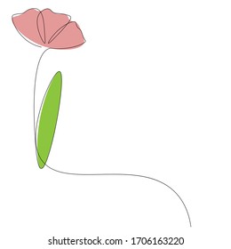 Spring flower background, floral design. Vector illustration	