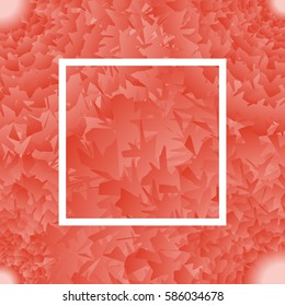 spring flower background. red rose, white frame. vector illustration. for greeting card to 8 march, wedding invitation, holiday background, discount banner